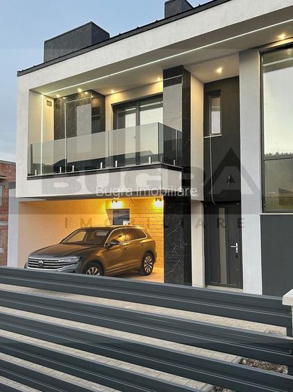 Casa individuala de lux, 119mp, teren 600mp, panoramic, Popesti - 2