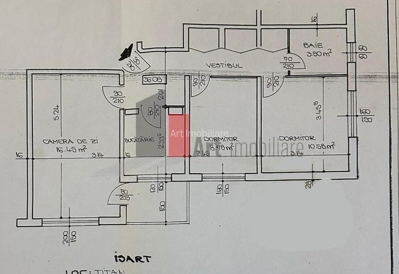 Apartament 3 camere Titan-Sălăjan - 1