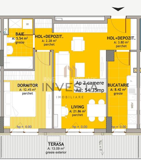 Apartament cu 2 camere in Iris - Ansamblu Exclusivist, imobil nZEB - 1