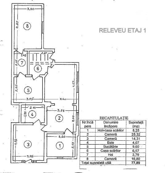Piata Muncii, vila singur curte, 8 camere, 227 mp utili - 28