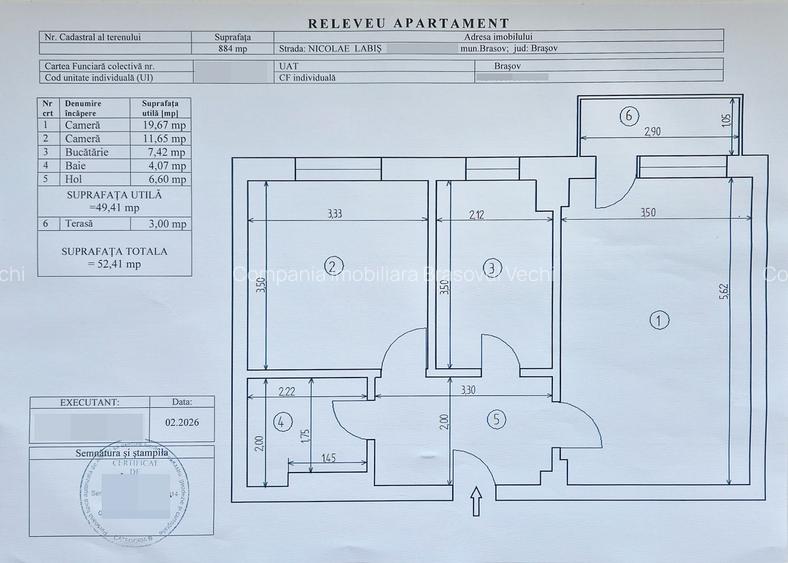 Zona Tractorul, apartament decomandat 2 camere si parcare, disponibil imediat. - 2