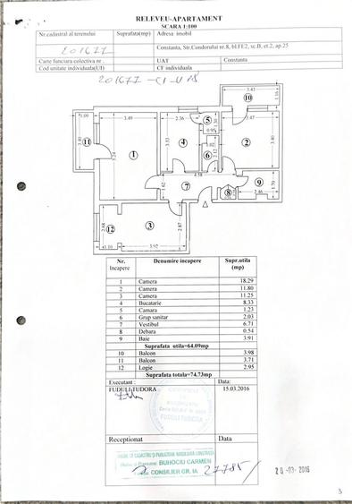 Apartament 3 camere de vanzare - 12
