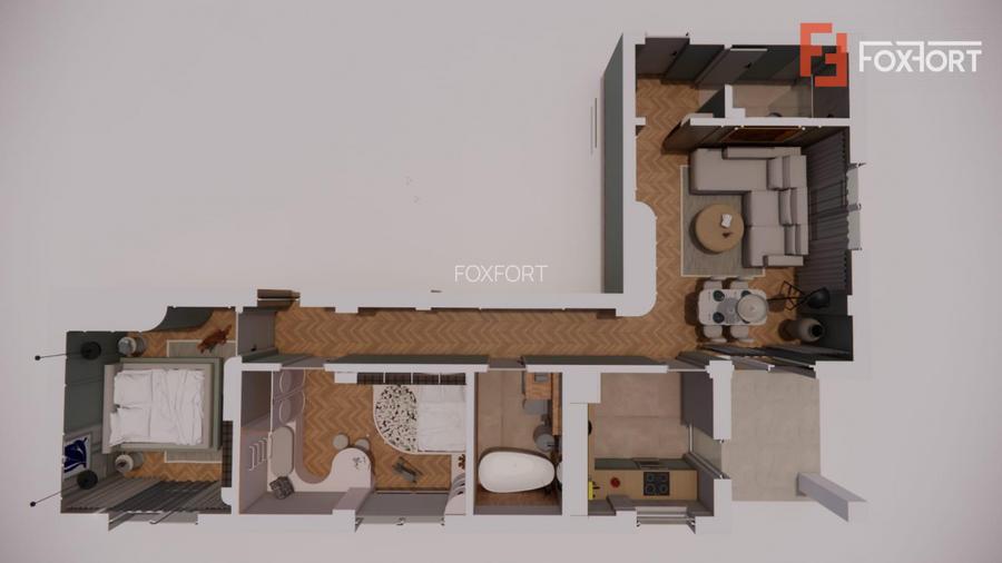 Apartament cu 3 camere, 74 mp utili - Zona Lipovei - 8