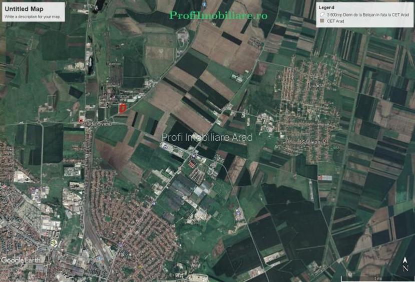 Teren 10.500 mp la sosea strada Ovidiu in fata la CET Arad - 3