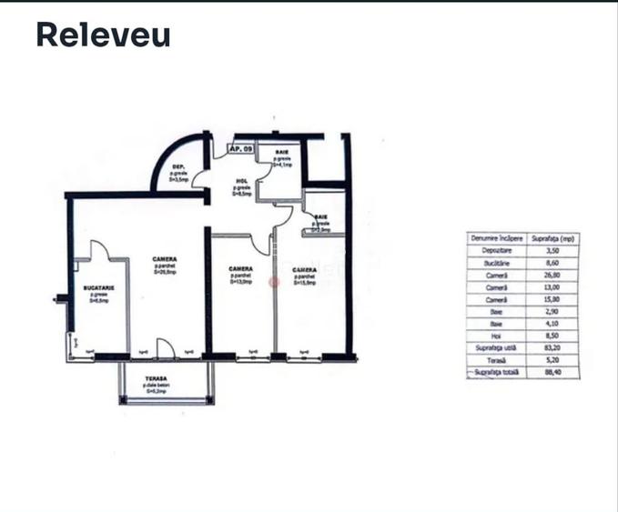Vand apartament 3 camere gereros de 83mp  Avantgarden Bartolomeu - 8