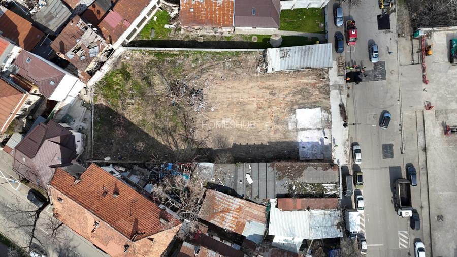 Teren 1387 mp cu front 27 ml, liber de construcții, zona Uranus - Piața de Flori - 4