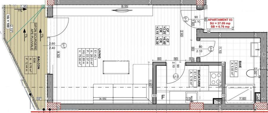 Studio spatios intr-un imobil tip boutique zona Palazu Mare - 3