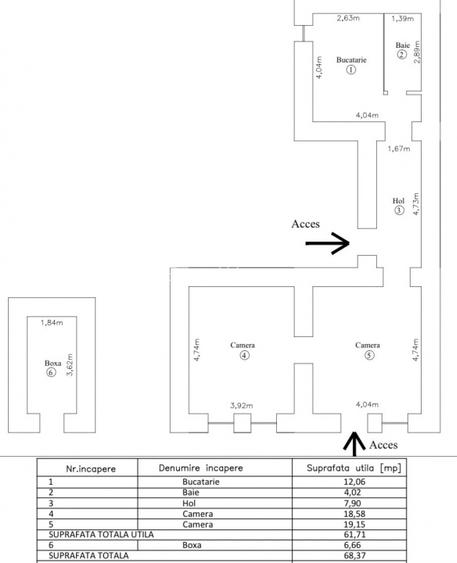 Apartament 2 camere, 62 mp, Ideal locuinta sau investitie - Comision 0% - 14