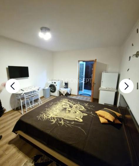 Billa-garsoniera,etaj 1, mobilata și utilata.  270eur - 2