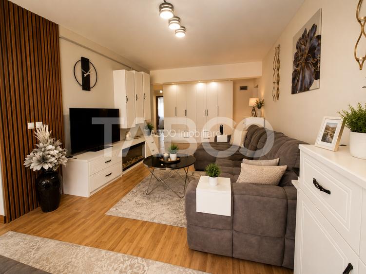Apartament modern de vanzare 3 camere balcon etaj 2 Turnisor Frunzei - 11