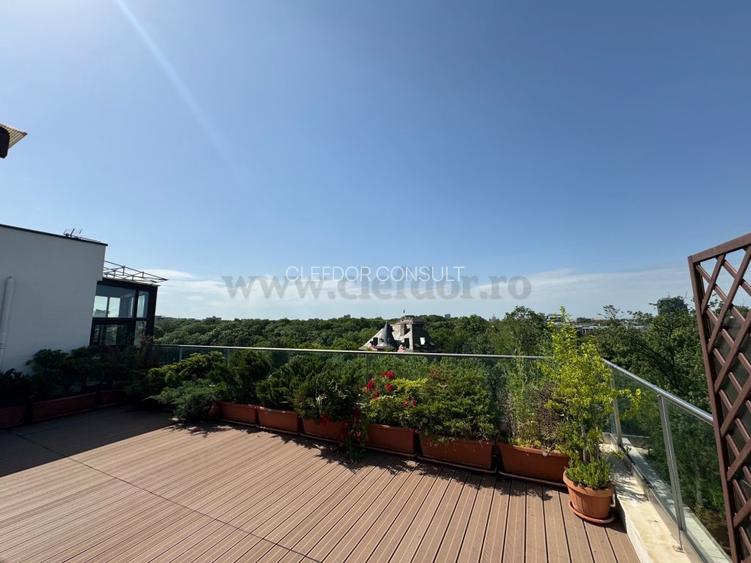 Aviatorilor - penthouse cu 5 camere de inchiriat, terasa 134mp - 21