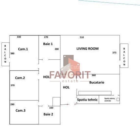 Apartament 4 camere decomandat | 2 bai | Etaj 1 | Andrei Saguna - 8
