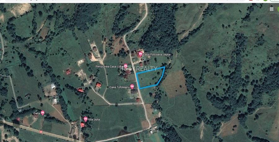 Teren intravilan Gresu / Tulnici, 5.904 mp, D: 58 m, 15 EUR/mp - 2