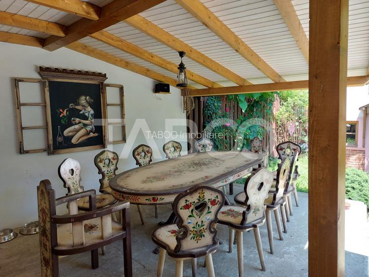 Casa de vanzare specific sasesc si atelier pret avantajos Cisnadioara - 22