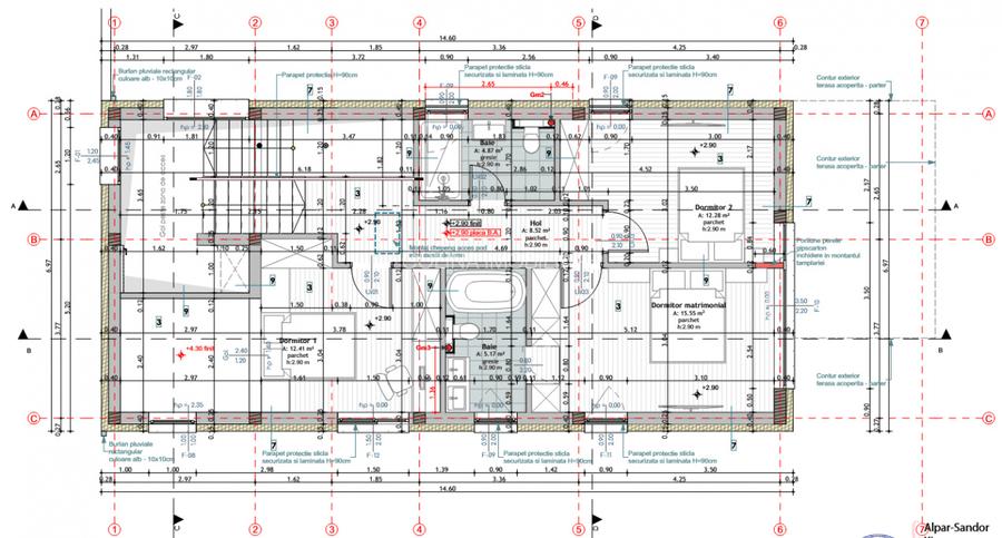 Casa individuala proiect deosebit Corusu - 7