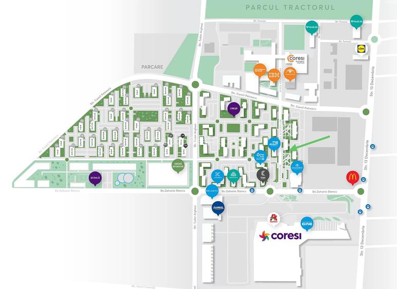 Aleea Pietonala Kasper Coresi, Apartament 3 camere, 2 bai, 2 terase - 12