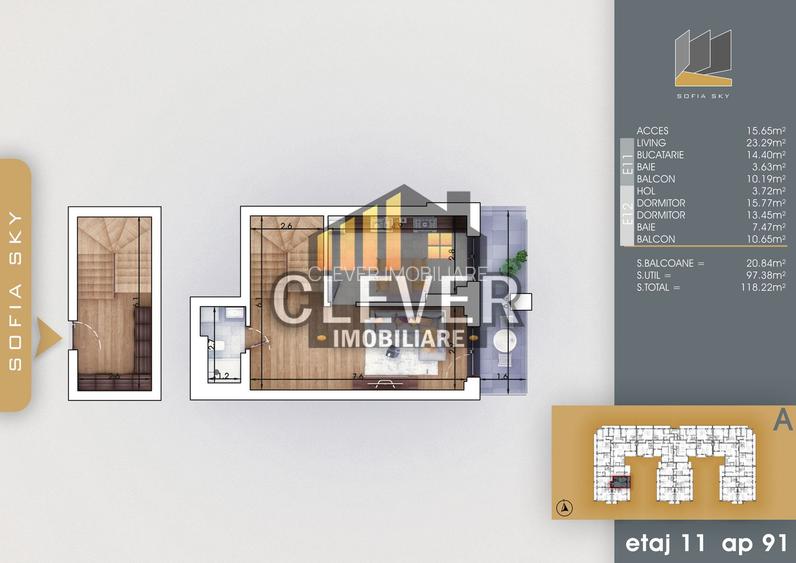 Duplex 3 camere Finalizat, Pallady, 8 min metrou Nicolae Teclu - 1