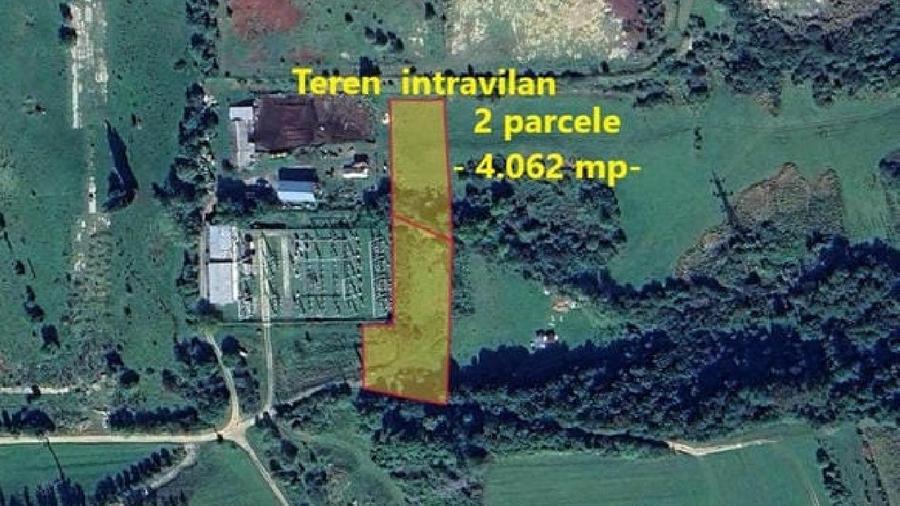 Teren intravilan - 2 parcele - 4.062 mp, Beclean