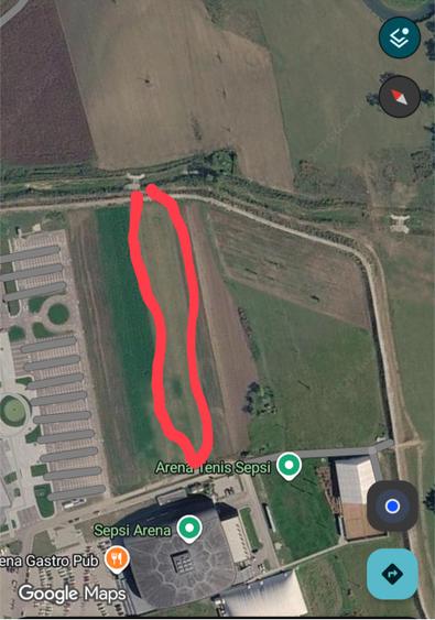 Teren Extravilan 9.675 mp în Sf.Gheorghe (Lângă Arena Sepsi)