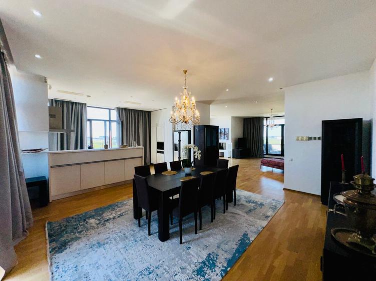 Aleea Privighetorilor- Penthouse 833 mp utili mobilat complet 3600 Euro + TVA