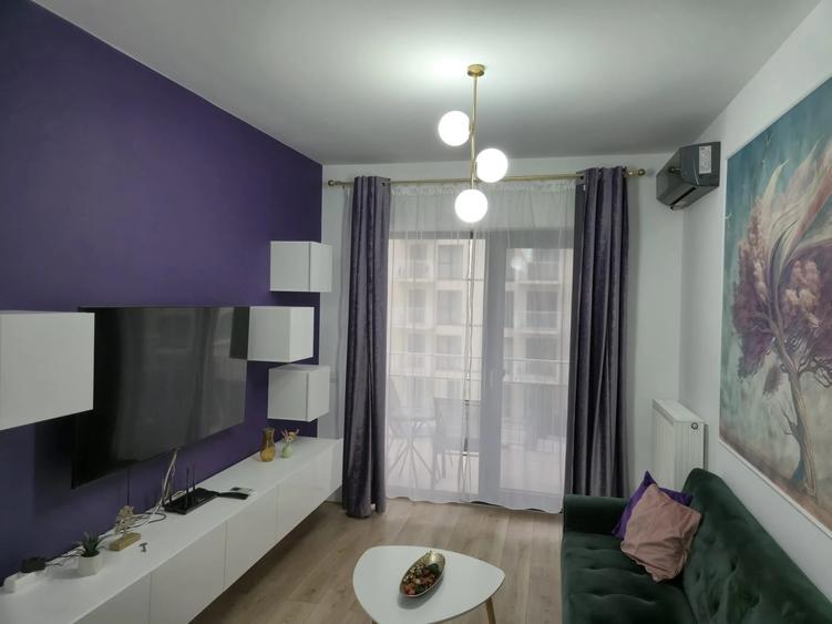 SILK DISTRICT - BLOC NOU - INTABULAT 2024 - 2 CAMERE - ETAJ INTERMEDIAR - MOBILAT SI UTILAT - LOC DE PARCARE INCLUS