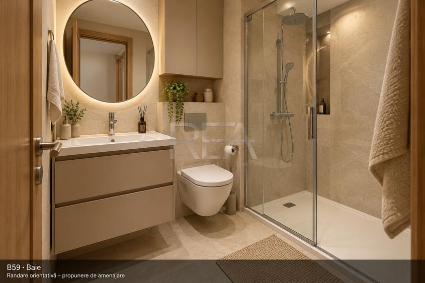 3 camere | Cortina 126 | 96,5 mp utili + balcon 25,3 mp | Etaj 1