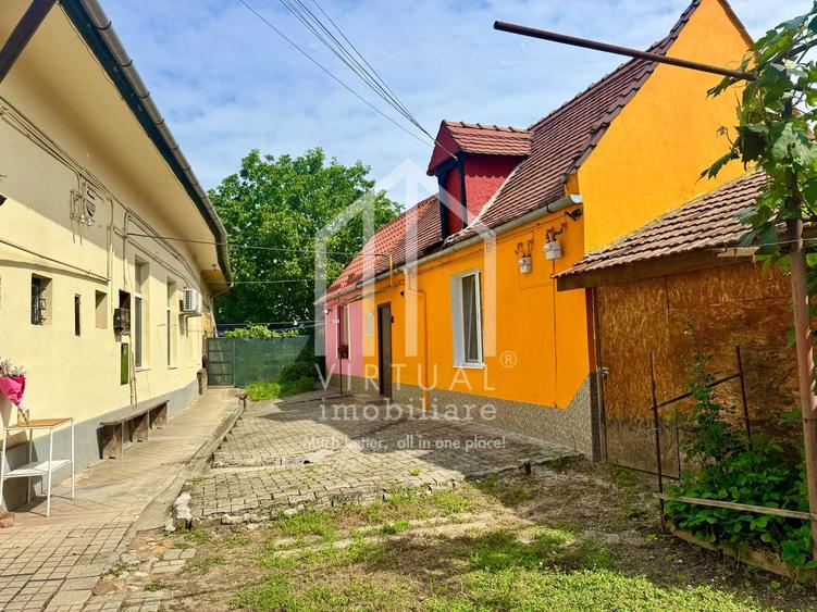 Garsoniera la casa cu curte privata, 28mp utili + curt privata 90mp
