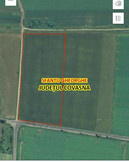 Teren intravilan de vânzare în Sfântu Gheorghe