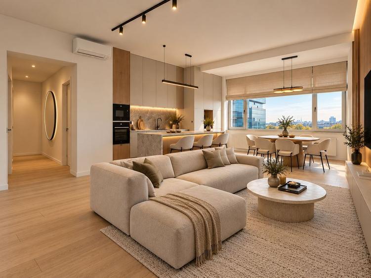 Apartament 4 camere, 112 mp utili, etaj 7 – Ivory Residence Pipera |