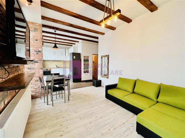 Apartament 2 camere cu terasa 45 mp | mobilat si utilat modern | Henri Coanda |