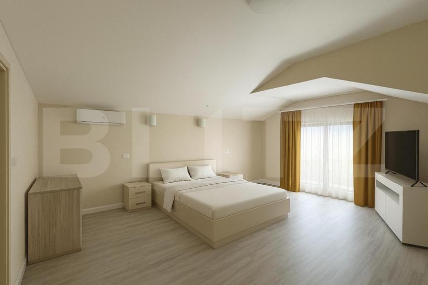Vilă contemporană cu 5 dormitoare, 5 băi și teren de 920 mp