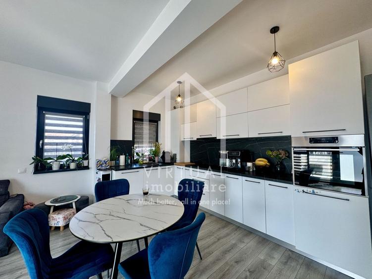 Apartament cu curte, 3 camere, 64mp utili + curte 83mp, Selimbar