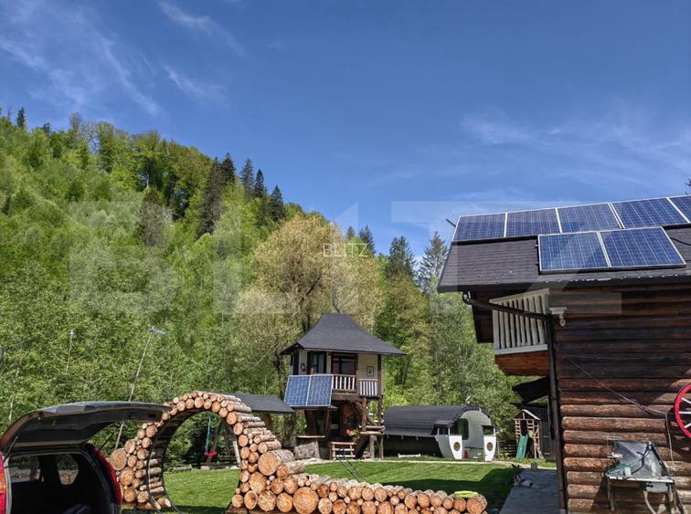 Cabana/Casa de vacanta in Molid, SV, 136 mp, teren cu 3300 mp, Iaz cu pesti - 3