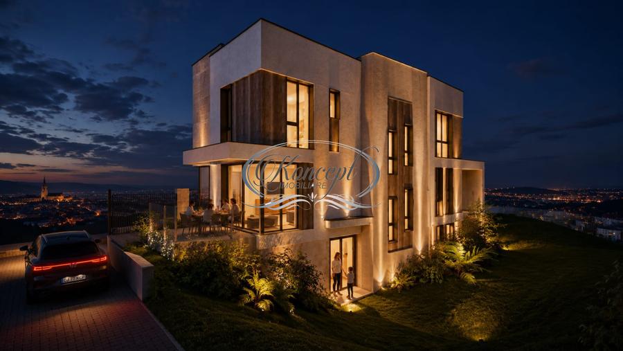 Casa premium cu panorama spectaculoasa in Andrei Muresanu