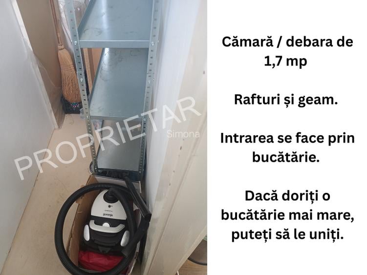 Proprietar vând apartament 2 camere ultracentral Parc 1 Decembrie 2 balcoane, AC - 8