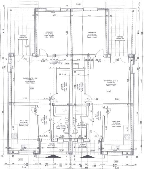 Duplex cu 4 camere si 2 bai - 95 mp - Mosnita - 2
