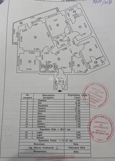 UNIVERSITATE - proprietar, BLOC 1980, AP 4 camere decomandat - 17
