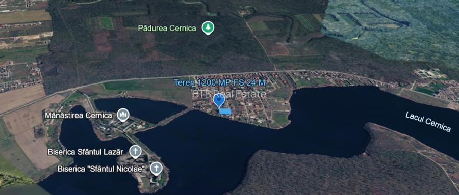 De Vanzare Teren Cernica Strada Luceafarului Zona Lac Padure 1200 MP FS 24M - 2