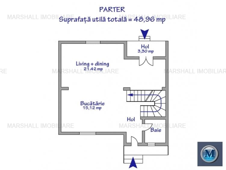 Vila cu 4 camere de vanzare, zona Rudului, 145 mp #16336