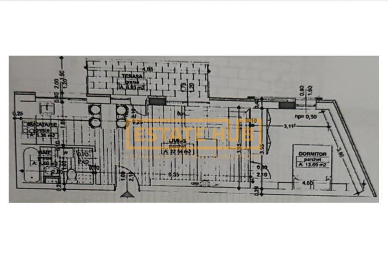 Apartament 2 camere FINISAT | Parcul Feroviarilor | Comision 0%