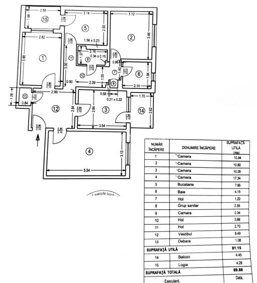 Apartament 4 camere,  Militari - Gorjului, Cetatea de Balta, Comision 0% - 11