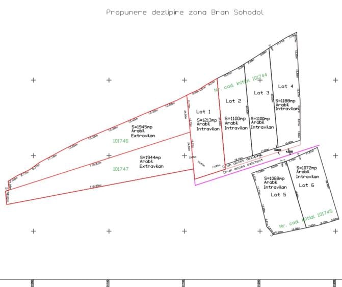 Teren de Vanzare Sohodol – Bran | 1,1 ha | lotizare nouă | intravilan & extravil