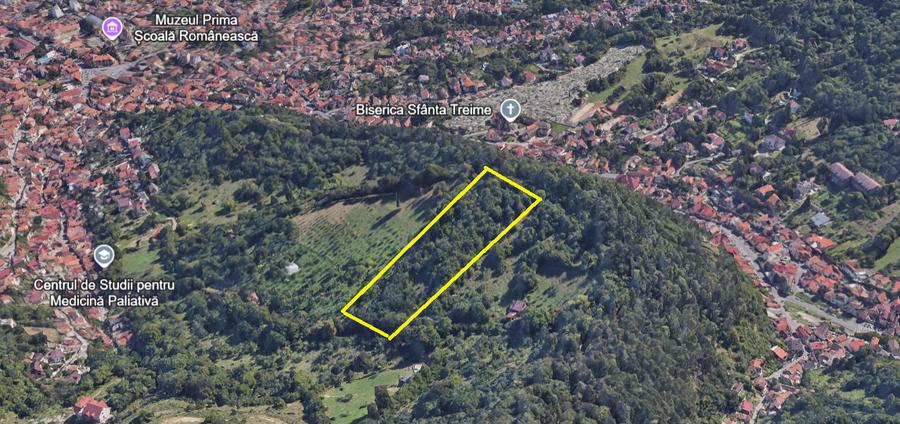 Teren Brasov – str. Podul lui Grid  zona de case