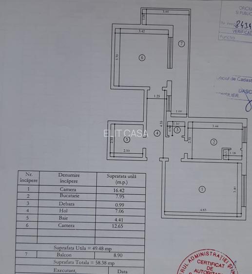 Apartament cu 2 camere decomandat, etajul 3/10, zona Independentei