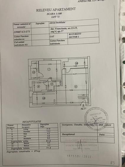 Apartament modern 2 camere Floreasca residence de vanzare