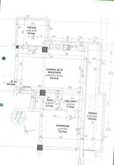 2 camere 59 mp -2 terase-Avantgarden 3