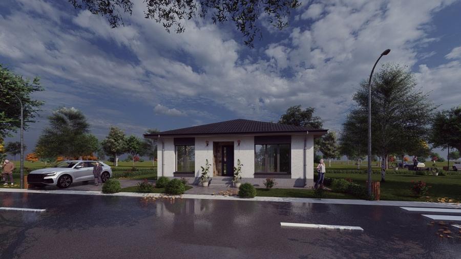 CASA LA ROSU IN COMPLEX DE 20 de CASE INDIVIDUALE in Corbeanca