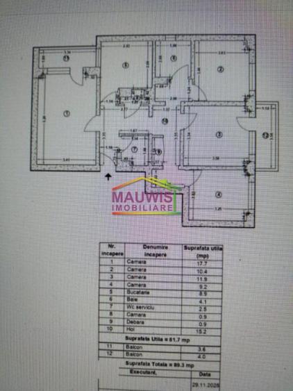 Apartament 4 Camere 89 MP Tineretului PARC Palatul Copiilor