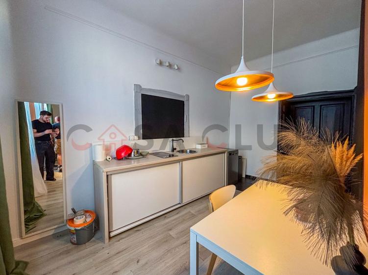 Studio langa Parcul Feroviarilor cu gradina proprie