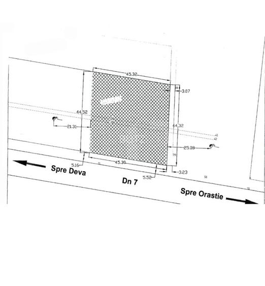 Teren intravilan de vanzare, 2000 mp, front de 45 m - SANTUHALM - 3